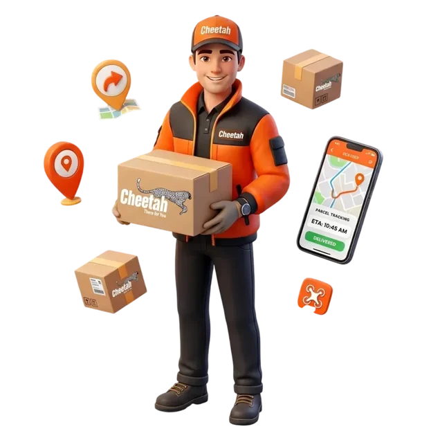 Ocean And Sky Cargo - Premium delivery illustration